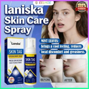READY STOCK Laniska Skin Care Wart Removal Spray Smooth Moisturizing Tender Topical Recovery Spray Remove Skin Tags皮肤护理喷雾 COD
