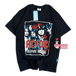 Kiyowostore Tshirt Band Kaos Band Metallica acdc bmth mcr kaos pria kaos nextime baju pria tshirt pria