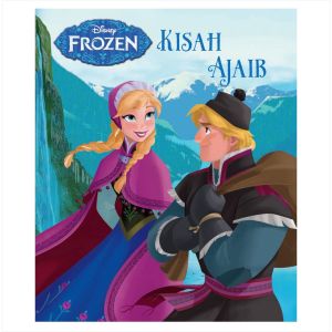 Frozen Buku Cerita Disney Menjaga Anak Orang Batu Hardcover Padded untuk Kanak Kanak 28 Mukasurat