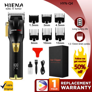 HIENA HYN-Q4 Professional Electric Hair Clipper Trimmer Barber Special Haircut Set Styling Tools Pro USB Rechargeable
