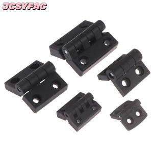 JCSYFAC 1 cái bản lề nhỏ màu đen Mini nhựa cửa mang mông Tủ ABS bản lề