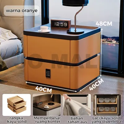 Meja Nakas Bedside Table Meja Sudut Multifungsi Meja Nakas Tempat Tidur Pintar Meja Samping