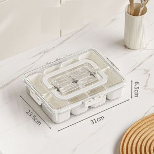 กล่องเก็บอาหาร กล่องเก็บผัก กล่องเก็บของในตู้เย็น กล่องใส่อาหาร สามารถวางผลไม้และอาหารปรุงสุกได้