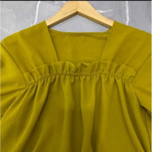 Daster Fuji Crinkel Daster Wanita Kekinia Daster Jumbo / Daster Dress Jelita Paula Crinkel Airflow