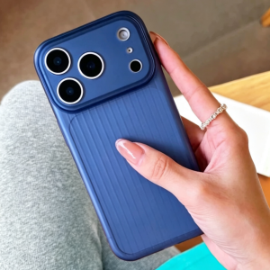 Water Ripple Soft Silicone Rubber Matte Phone Case for iPhone 17 16 15 14 Plus 13 12 11 Pro Max Shockproof Clear Stripes Cover