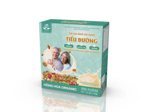Sữa Hạt Dành Cho Người Tiểu Đường Hồng Hoa Organic Bổ Sung Dinh Dưỡng Ổn Định Đường Huyết Hộp 900G
