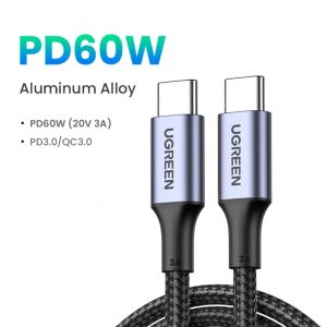 UGREEN USB Type C to USB C Cable PD 100W 60W Charging data transfer Cable compatible for Macbook Pro Xiaomi Samsung Fast Charger 0.5m 1m 1.5m 2m
