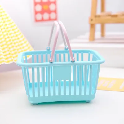 Keranjang Mini / Keranjang Penyimpanan Mini Multifungsi / Keranjang Tempat Pensil Skincare Mini Lucu