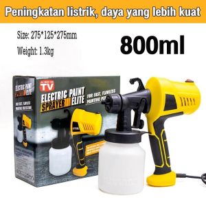 REAIM Electric Spray paint Gun Pistol Semprot Listrik semprot Cat 800ML 450W