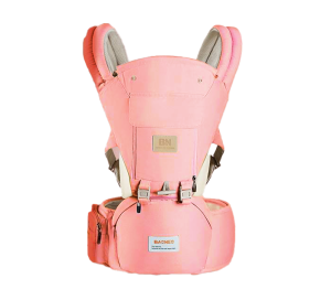 BAONEO Baby Carrier with Hip Seat for Breastfeeding Comfortable Multifunctional Baby Carriers with Waist Stool
