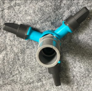 Đầu Vòi 3 Trục Tưới Vườn Đầu To Đầu Nhỏ Vòi Phun Nước Tưới Cây Cỏ Tự Động Xoay 360 Độ Tiện Dụng + tặng kèm ống nối ren 21