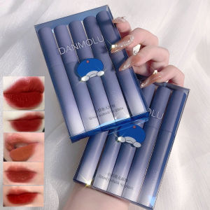 [Ready Stock+COD] 6pcs/set Velvet Matte Lip Gloss Lipstick Set Lip Tint Waterproof Long Lasting Red Lip Tint Korean Makeup