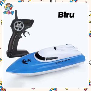 RC SPEED BOAT 2.4GHz Mainan Kapal Air Perahu Remote Control Racing Boat Dua Warna RC Boat