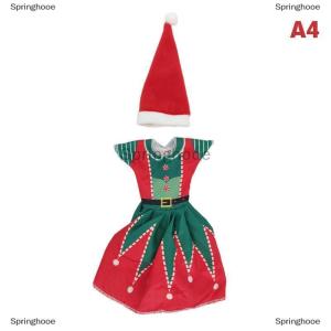 [COD] Springhooe Christmas Dress Outfit Dress Hats for 11 inch 30cm Doll Clothes Doll Accessories
