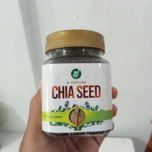 Organic Chia Seeds 125gr Premium Quality Original 100% Murni non GMO / Biji Chia Hitam Organik Chia seed Asli Tanpa Campuran Natural Superfood