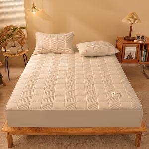 Luxe Home Haven Cadar Mattress Protector Cover Single/Queen/King Fitted Bedsheet Toppers 床单
