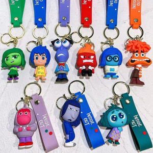 3D Cartoon Inside Out 2 Keychain Pendant Personality Creative Soft Glue Doll Hot Sales Small Pendant