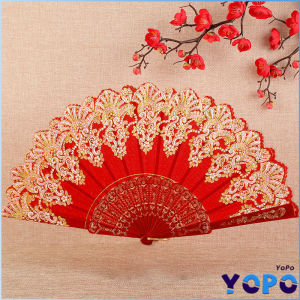 YoPo 1Pc Dance Hand Held Fans Photo Props Wedding Party Decoration Chinese Style Folding Fan