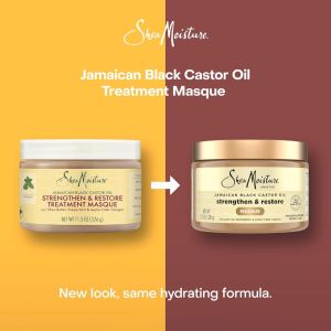 Kem Ủ Tóc SheaMoisture Shea Moisture Jamaican Black Castor Oil Phục Hồi Tóc Khô Xơ Hư Tổn