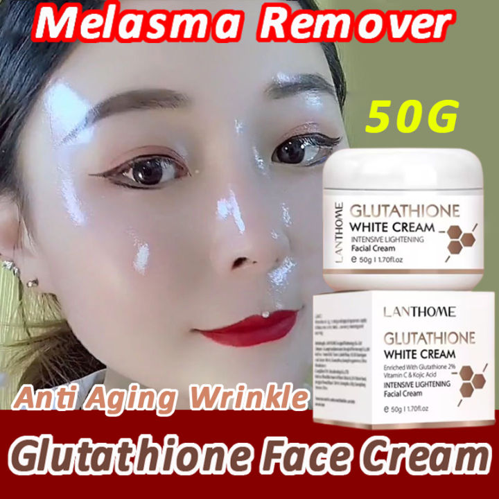 glutathione face whitening cream 50g Glutathione cream Face Cream Whitening Moisturizing Lighten Dark Spots  Anti-wrinkle Anti aging for Face Skin Care Glutathione Cream with Collagen Whitening  Lotion Glutathione Soap - Lazada