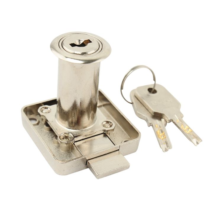 Desk Drawer Lock Extended Furniture Lock Home Wardrobe Lock Black