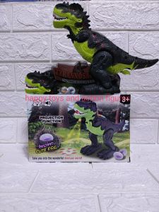 DINOSAUR TOY TREX TYPE MOVING DINOUSAUR TOY WITH LIGHT AND SOUND WITH LAYING EGGS TOY FOR KIDS