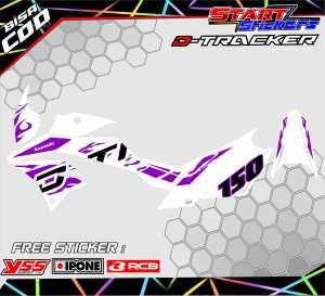 STRIPING VARIASI MOTOR D TRACKER / STIKER LIST KAWSAKI MOTOR KLX D TRACKER