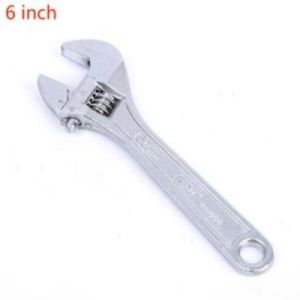 6/8/10/12 inch Hardware tools Multi-size adjustable wrench Carbon steel screw wrench Open wrench Adjustable Chromium Plated Open End Wrench Heavy Duty Wrench Tools & Home Improvement Hand Tools Wrenches