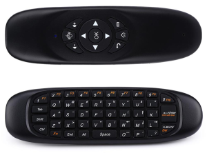 Air Mouse Keyboard 2.4Ghz 6-axis Sensor Backlit Dual-sided Remote Control 3-in-1 Keyboard Wireless Remote Control Gyroscope Android TV Controller for Windows/Mac OS/Linux/Android