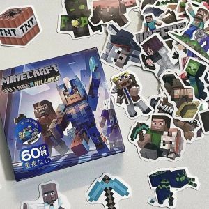 Sticker Gift Box 我的世界像素礼盒装贴纸 Set Pelekat Hadiah Buku Skrap Hadiah Kreatif Pixel Sticker Pack Decorate Scrapbook