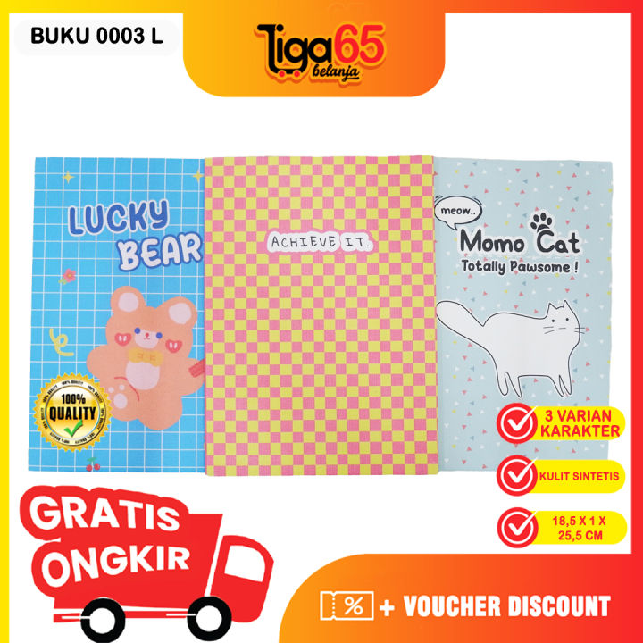 365 Buku tulis 0003 L / buku tulis / buku sekolah / buku bergaris