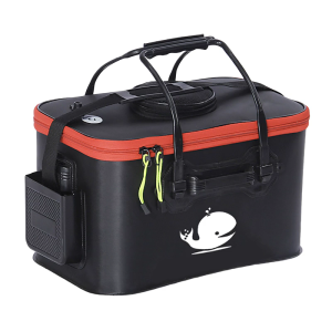 Fish Fishing Barrels Container Foldable Tackle Box Fishing Basin Fishing Gear EVA Fishing Bucket Fishing Bag with Handle
