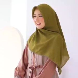 Jilbab Hijab Segiempat Polkadot Wanita Dewasa Terbaru 2021