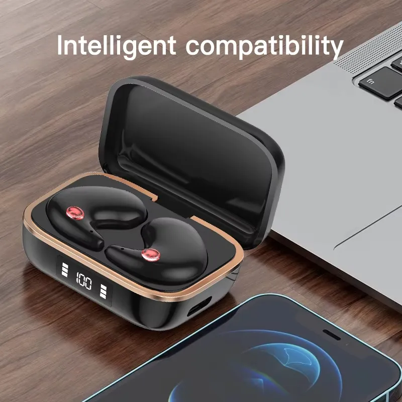 หูฟังใส่นอน หูฟังสำหรับการนอนหลับ J11 หูฟังไร้สาย Bluetooth 5.3 มีสายแถม เสียงสเตอริโอระดับ HiFi พร้อมไมโครโฟนในตัวแบบกันน้ำ