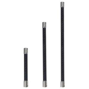 Thép không gỉ Thiết bị ổn định Camera thanh kéo dài sợi Carbon 14 chủ đề khóa cơ chế 3 độ dài tùy chọn xách tay