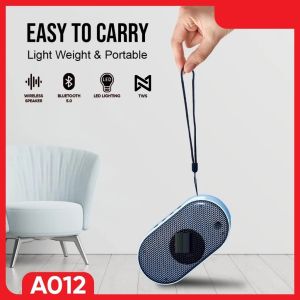 Speaker Bluetooth Portable Wireless A012 Speaker Mini Super Bass Lampu Led RGB