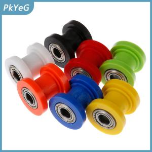 PkYeG Con lăn Xích 10mm con lăn điều chỉnh căng thẳng ròng rọc dẫn hướng bánh xe Pit Dirt Bike