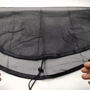 Bucket Insect Proof Mesh Cover 60 80 100CM Adjustable Drawstring Water Bucket Protective Net