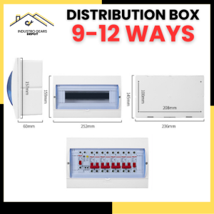 IGD || High Quality Circuit Breaker Distribution Protection Box Outdoor Indoor Wall Mount Plastic Box Waterproof 2-12way