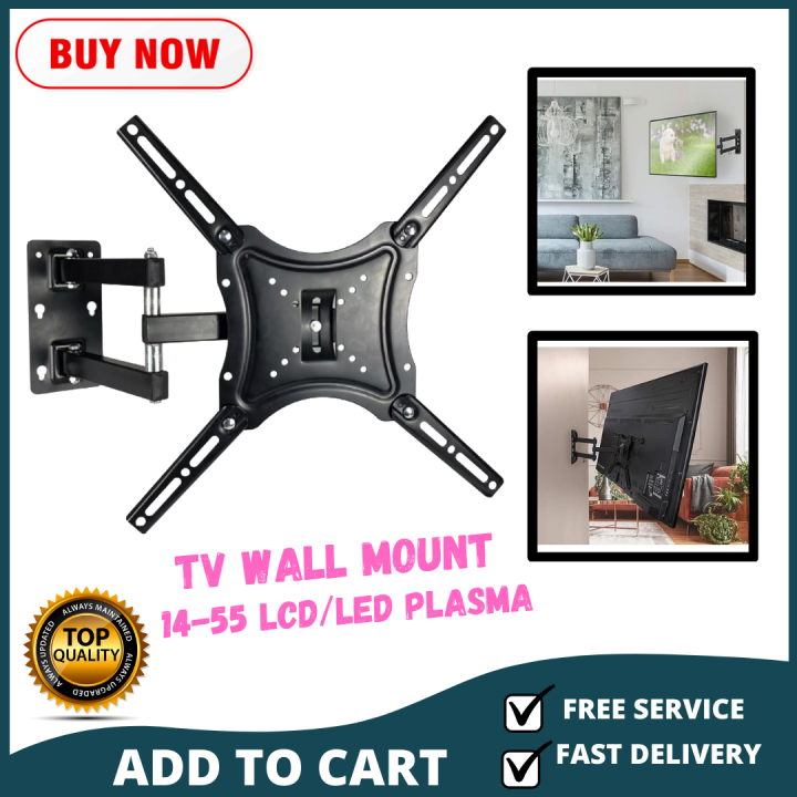 BEST QUALITY TILT AND SWIVEL TV WALL MOUNT BRACKET 14 -55 LCD TV ...
