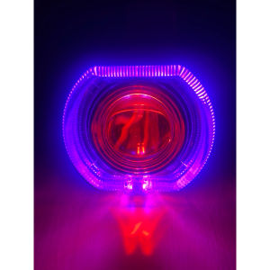 Lampu Projie Ala Ala Biled Cr7 Angel Eyes + Devil Led Putih Putih 4.5 Inch