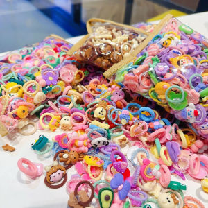 🌈ยางรัดผมจิ๋ว🌈🩷ตัวการ์ตูน แฟนซี💙🧡สุ่มลายตามแบบ✔️พร้อมส่งในไทย กิ๊ฟช็อป ยางผูกผม ยางมัดผม หนังยางรัดผม