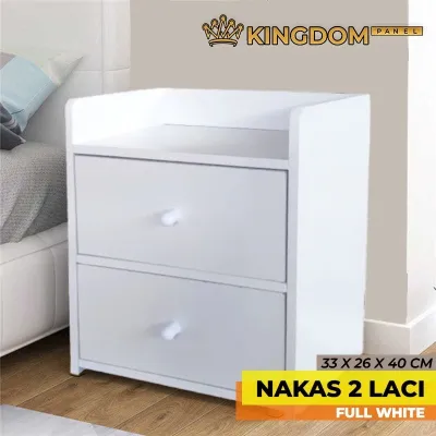 Meja Nakas Lemari Nakas Bedside Table Kingdom NK Velvet Kayu Meja Nakas Meja Samping Kamar Tidur