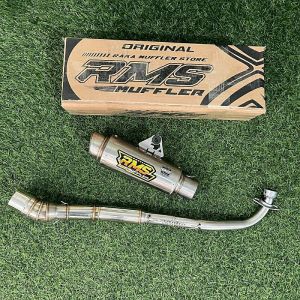 Knalpot RMS racing Fulset All bebek Vega/Jupiter/Supra/Karisma/Blade/Soghun/Smas dll