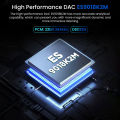 AIYIMA หูฟังพกพา H2เครื่องขยายเสียงไฮไฟเครื่องขยายเสียงหูฟัง DAC PCM 384Khz/32bit DSD 256ถอดรหัส AUX Balanced 3.5/4.4MM Outp. 