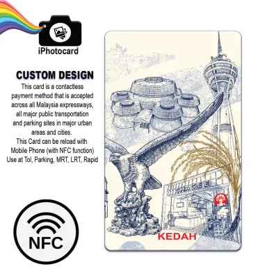Touch n Go Card-MALAYSIA MERDEKA Limited Edition-NFC TNG Card Reload with Mobile Phone Use at TolParkingMRT LRTRapid