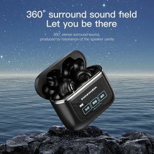 Mezone Tour Pro 2 TWS wireless earphones noise reduction Bluetooth earphones intelligent touch screen small sports waterproof earphones with long battery life C-type