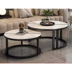 SG Stock Sintered Stone Coffee Table Set Nesting Coffee Table Set