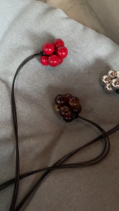 Long Black Resin Chain Necklace Korean Trend Simple Yet Stylish Accessory For Casual Fashion Looks