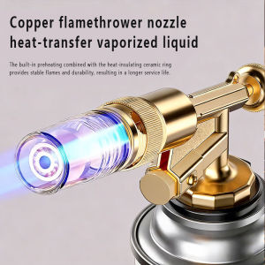 All Bronze Gas torch Welding Nozzle Heat Flame Gun Bronze Brazing Blow Torch Propane Gas Plumbing